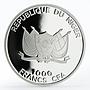 Niger 1000 francs Ramadan Karim gilded colored silver coin 2012
