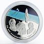 Mongolia 500 togrog Soviet Space Exploration Sputnik-2 colored silver coin 2007