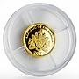 Gambia 200 dalasis Elvis Presley King of Rock singer proof gold coin 2015