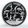 Nepal 2500 rupees Olympic Games 1996 Atlanta Decathlon proof silver coin 1995