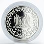 Suriname 100 guilders 125th Anniversary Red Cross proof silver coin 1991