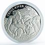 Cameroon 1000 francs Two Cross River Gorilla proof silver coin 2012