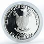 Cameroon 1000 francs Two Cross River Gorilla proof silver coin 2012