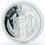 Niue 100 dollars 25th Anniversary John Kennedy president proof silver coin 1988