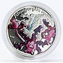 Niue set of 3 coins Magical Flowers Orchids colored proof silver coin 2012