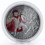 Cameroon 1000 francs Spartak gladiator battle colored silver coin 2018