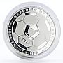 Cameroon 1000 francs Train of Winnings football colored silver coin 2018