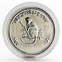 Australia 8 dollars Year of the Monkey Lunar Series I silver coin 2004