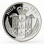 Niue 100 dollars 1988 Olympic Seoul Tennis Steffi Graf proof silver coin 1987