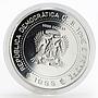 St.Thomas and Prince 5000 dobras Millennium In Time clock proof silver coin 1999