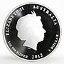 Australia 1 dollar Year of the Dragon Lunar Calendar Series II proof 1oz 2012