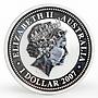 Australian 1 dollar Year of the Ox Lunar Series I 1 oz Silver Coin 2009