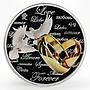 Niue 2 dollars Love forever doves wedding colored proof silver coin 2011