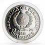 Paraguay 150 guaranies Apollo 11 Eagle landing Moon proof silver coin 1975