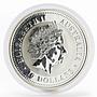 Australia 10 dollars Year of The Goat Lunar Series I 10 oz silver coin 2003