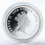 Cook Islands 1 dollar Pope John Paul II 1920-2005 Silver Coloured Proof 2005