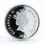 Cook Islands 1 dollar Ptychosperma bleeseri Australian flora silver coin 1999