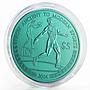 Liberia 5 dollars set of 5 coins History of Sport Olympic games niobium 2004