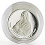 Sharjah 1 riyal Mona Lisa La Gioconda silver proof coin 1970