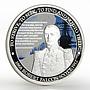 Niue 2 dollars Robert Falcon Scott colored proof silver coin 2016