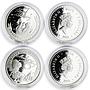 Niue 2 dollars set of 12 coins The Twelve Days of Christmas proof silver 2009
