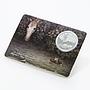 Ghana 5 cedis Hedgehog and Horse tale colored proof silver coin 2014