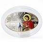 Macedonia 100 denars Angel Day Alexander crystal colored proof silver coin 2015