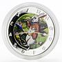 Pitcairn Island 2 dollars The White Rabbit clock colored proof silver coin 2011