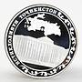 Tajikistan 5 somoni XVth Anniversary of Independence proof silver coin 2006