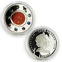 Cook Island set of 10 coins Year of Astronomy Solar System colored coin 2009