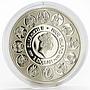 Niue 1 dollar A. Mucha Zodiac Series Capricorn colored silver coin 2010