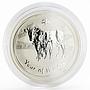 Australia 50 cents Year of the Ox Lunar Series II 1/2 oz Silver Coin 2009