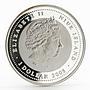 Niue 1 dollar Year of the Ox Little Ox Lunar silver color coin 2009
