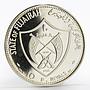 Fujairah 10 riyals Apollo XI Moon Landing Program proof silver coin 1970