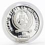 Afghanistan 500 afghanis Soccer World Cup 1998 colored proof silver coin 1996