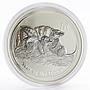 Australia 8 Dollars Year of the Mouse Lunar Series II 5 oz silver coin 2008