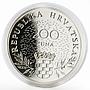 Croatia 200 Kuna 5th Anniversary of Independence proof silver coin 1995