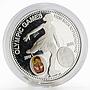 Laos 1000 kip Olympic Games Figure Skating Matryoshka silver proof coin 2014