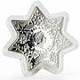 Niue 2 dollars Christmas Star unique shape silver proof coin 2012
