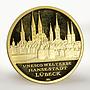 Germany 100 euro Hansestadt Lubeck UNESCO World Heritage City gold coin 2007