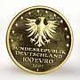 Germany 100 euro Hansestadt Lubeck UNESCO World Heritage City gold coin 2007