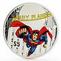 Tuvalu 5 dollars Superman proof silver coin 2008