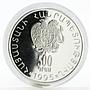 Armenia 500 dram National Assembly Building proof silver coin 1995