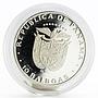 Panama 10 balboas International Year of the child proof silver coin 1982