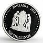 Tanzania 500 shillings Year of the Dog hologram silver coin 2018