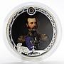 Fiji set of 3 coins Romanov Dynasty Alexander II proof colored silver 2012