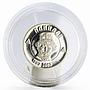 Macedonia 100 denari Pitu Guli revolutionary proof silver coin 2003