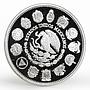 Mexico 100 pesos Ibero-American Series Encounter of Two Worlds silver coin 1991