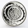 Mexico 2 peso Disco De La Muerte Teotihuacan Series proof silver coin 1997