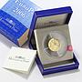 France 10 euro Paris currency Europe Day gold proof coin 2006 Box and COA